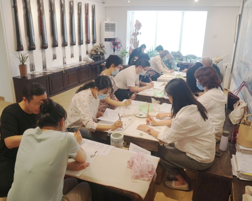 团扇绘制活动（图文回顾）